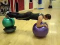 Extreme Exercises - Fitball Bosu Plank