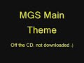 metal gear solid main theme