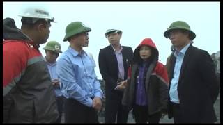 Đồng chí Chủ tịch UBND thành phố Nguyễn Mạnh Hà kiểm tra môi trường tại một số đơn vị sản xuất