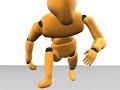 bendingiscool: first test free running animation