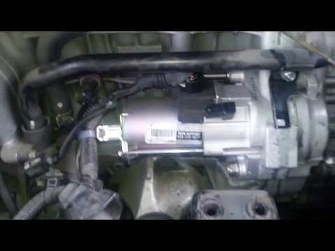 how to change a starter on a 2010 acura tsx starter change