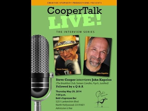 John Kapelos - Steve Cooper talks with actor John Kapelos (The Breakfast Club, Sixteen Candles, Justified, Miami Vice, Graceland, etc.) about his career in the first episod...