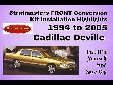 1994-2005 Cadillac Deville Front Electronic Suspension Conversion Installation