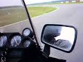 Motoguzzi Gespann auf der Rundstrecke