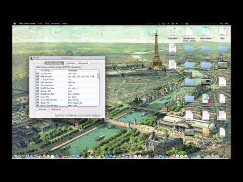 how to use the unarchiver