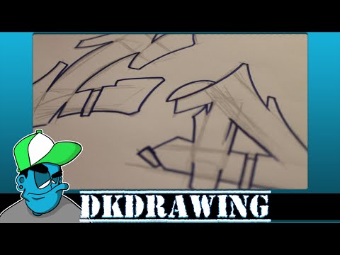 how to draw a cool letter t