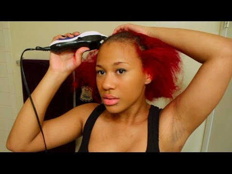 how to dye buzzed hair