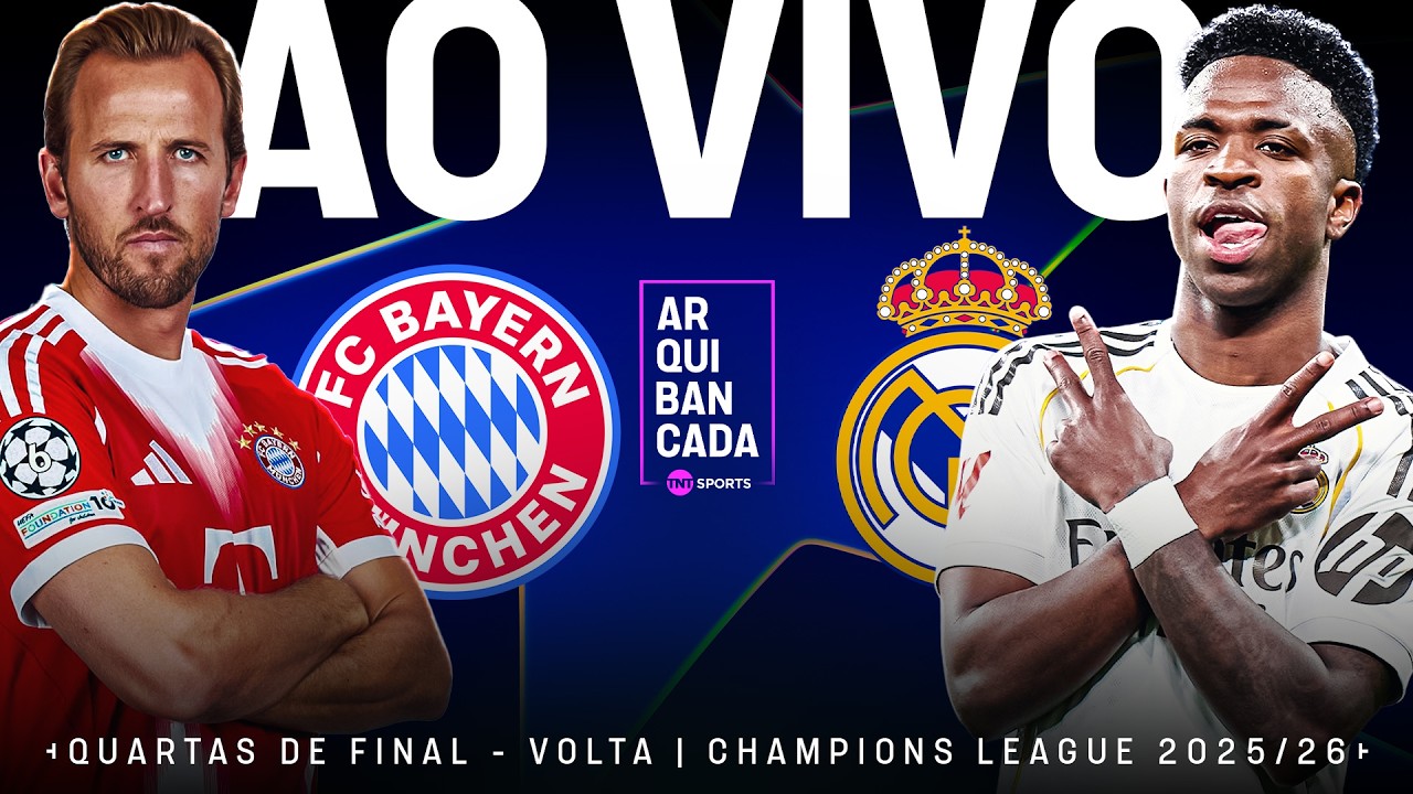 Ao Vivo: Bayern De Munique X Real Madrid (Pré-Jogo, Narração E Pós) | Quartas - Volta | Champions