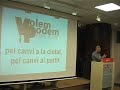 Ismael Serrablo en la presentaci� de Volem i Podem