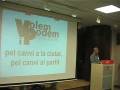 videos de Ismael Serrablo en la presentació de Volem i Podem