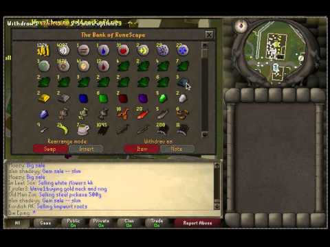 funny runescape bank video - New money making method out tomorrow! (Monday 2/25) Update video on my adventure in Runescape old school 07! Bank, stats, quests, & goals! Subscribe, rate, c...