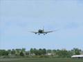 MetroAir Airbus330 landing at Gatwick