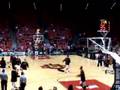 San Diego State Aztec Basketball team entrance