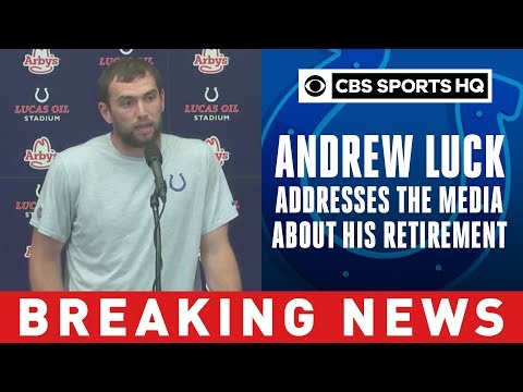 Video: Andrew Luck Retirement Press Confrence | Breaking News | CBS Sports HQ