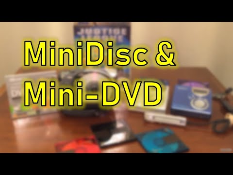 Dead Optical Formats: Sony Minidisc and DVD-R Camcorder