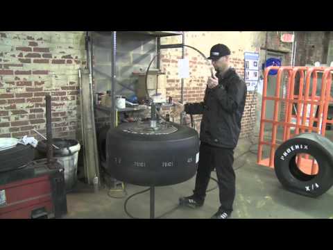 racing tires - Every set of drag slicks comes from Coker Tire Company as a matched pair. Eric Gullet demonstrates how we match each set of tires and explains how matching y...