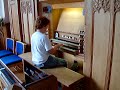 MJ at Banchory East Church playing Bach