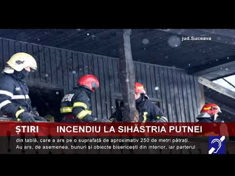 Incendiu la complexul mănăstiresc Sihăstria Putnei