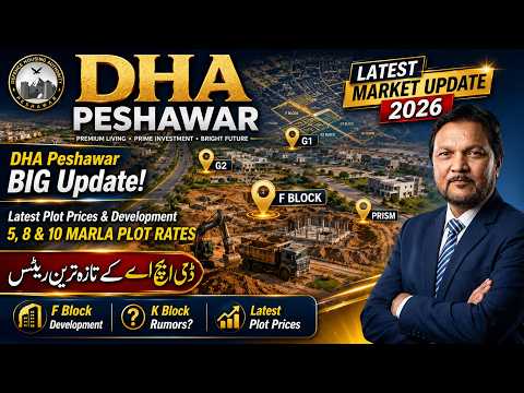 DHA Peshawar Latest Plot Prices & File Rates 2026 | 5, 8 & 10 Marla Detailed Sector Update