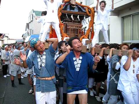 八幡神社夏祭り神輿渡御  2