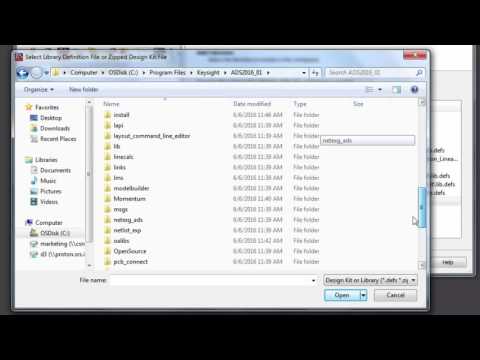 Import Libraries and Process Design Kits (PDKs)