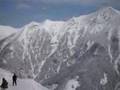 Skiing along in Bad Gastein, Austia