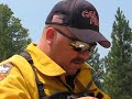 BUTTE FIRES: Cal Fire Ground Support Communicating With Air Support: