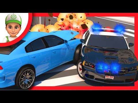 POLIZIA Auto. Macchinine Polizia Bimbi. Cartoni Macchine Polizia. La Polizia Cartoni animati Auto.