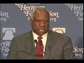Justice Clarence Thomas Talks to Heritage Members Justice Clarence Thomas Talks to Heritage Members