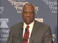 Justice Clarence Thomas Talks to Heritage Members
