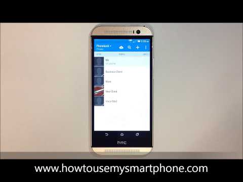 how to remove contacts from htc one x