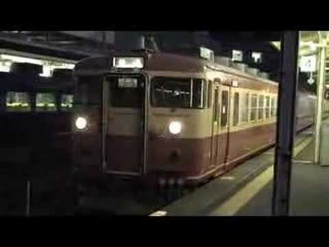 475系国鉄色　鹿児島中央発車