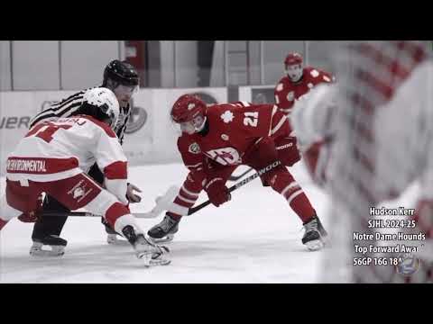 #21 Hudson Kerr - Notre Dame Hounds (SJHL) - 2024-25 Highlights