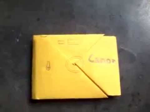 how to a paper camera