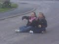Lauren & Beckie singing in the middle of a road lol Lauren & Beckie singing in the middle of a road lol