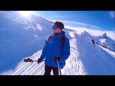 Спуск с Punta Nevada в Серро Катедрал