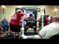 Logan Lacy 1008 lb Squat, and Puked