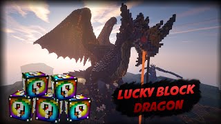Minecraft: SPIRAL LUCKY BLOCK DRAGONS PvP CHALLENGE (Modded Mini-Game)