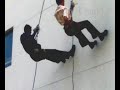 Rappelling in Office
