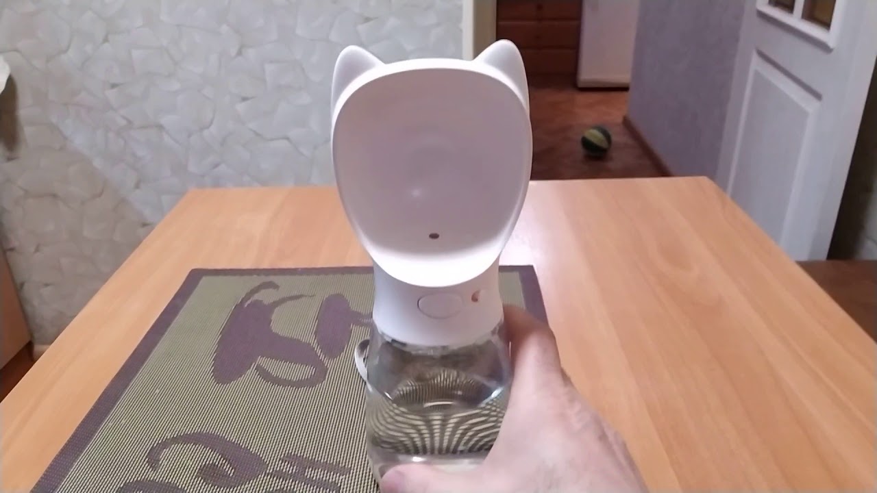 Бутылка-поилка для собаки.