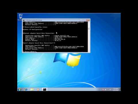 how to perform ipconfig