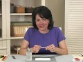 Visit StampTV's website for measurements and supply list.