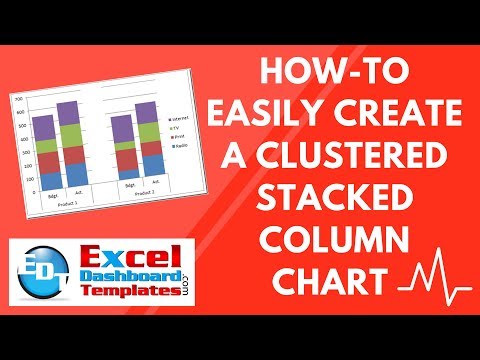 How-to Easily Create a Clustered Stacked Column Chart in Excel