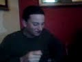 crazy guy eating sugar