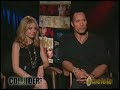 sarah michelle gellar et the rock interview pour l'avant premiere de southland tales