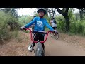 Mountain Bike Ride @ Chesebro (Cheeseboro Canyon) - Kids MTB ride at Cheeseboro Canyon trails, shot with goPro Hero 2. Mounts: Lower rear view, seatpost mount, kids bike trailer mount.