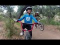 Mountain Bike Ride @ Chesebro (Cheeseboro Canyon) - Kids MTB ride at Cheeseboro Canyon trails, shot with goPro Hero 2. Mounts: Lower rear view, seatpost mount, kids bike trailer mount.