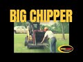 Quick Attach Big Wood Chipper Skid Steer Bobcat Attachment
