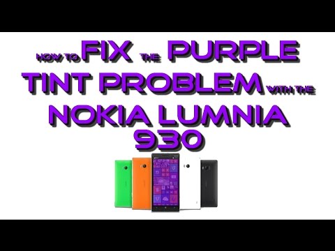 how to fix purple tint on tv