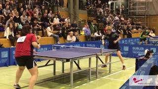 Highlights der Tischtennis Schweizermeisterschaften Elite 2017
